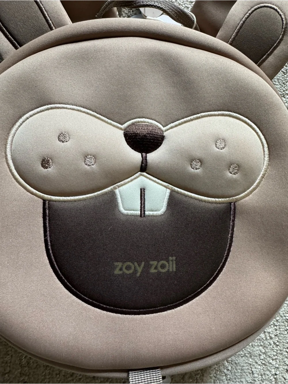Kids Unisex Beige Bear Backpack - Cute Toddler Accessory NWT school travel